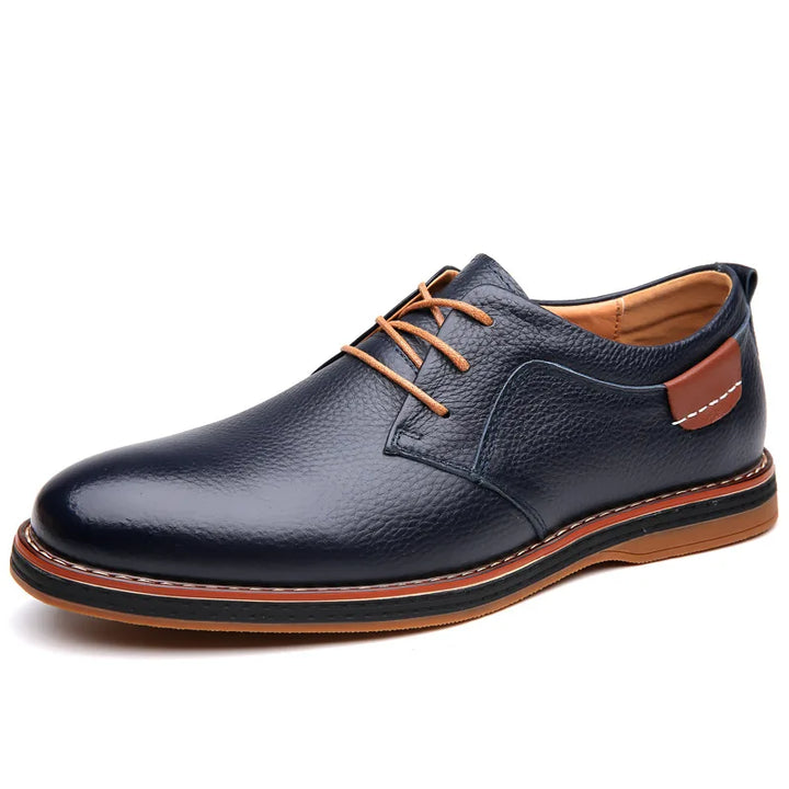 Luciano Couture Textured Derby Shoes