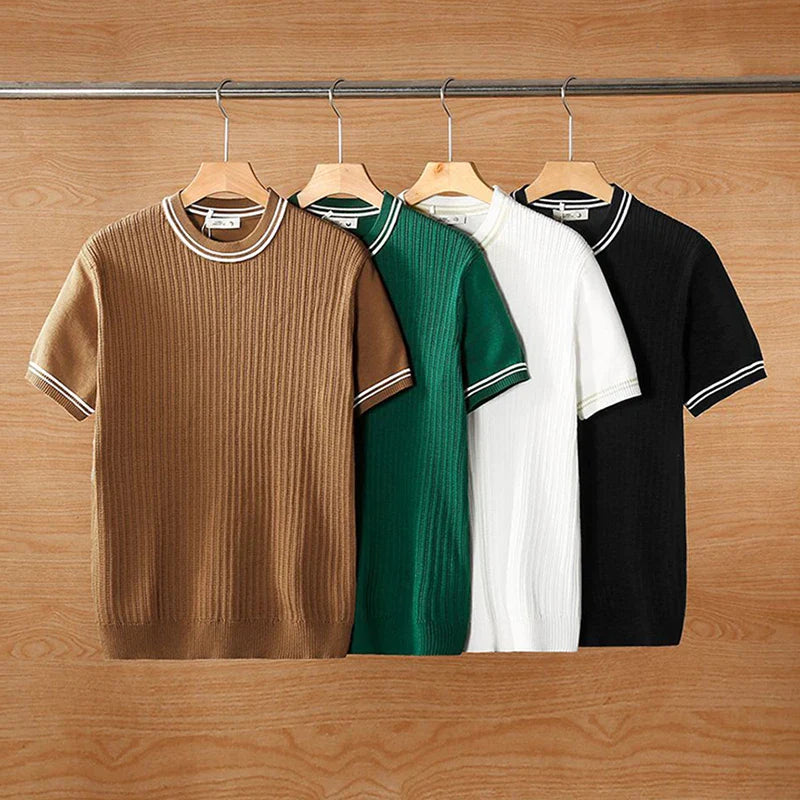 Heritage Ribbed Knit Tee