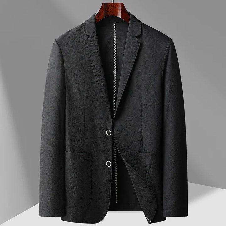 Carter Crinkled Linen Blazer