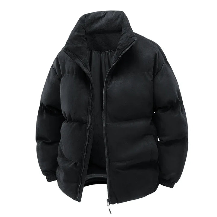 Luca Ferarro Suede Puffer Jacket