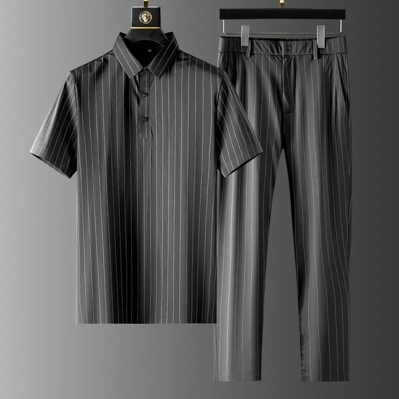 Monte Carlo Pinstripe Set