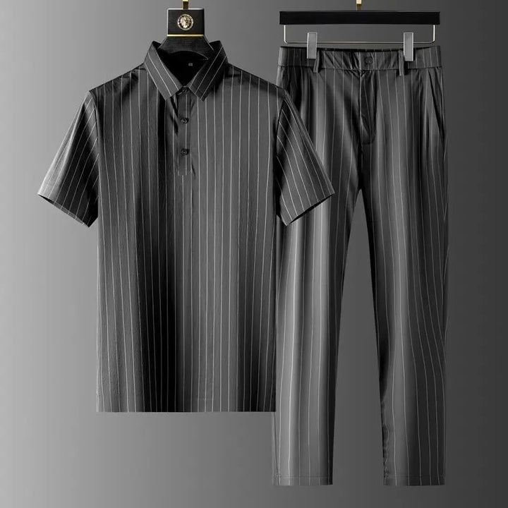 Monte Carlo Pinstripe Set