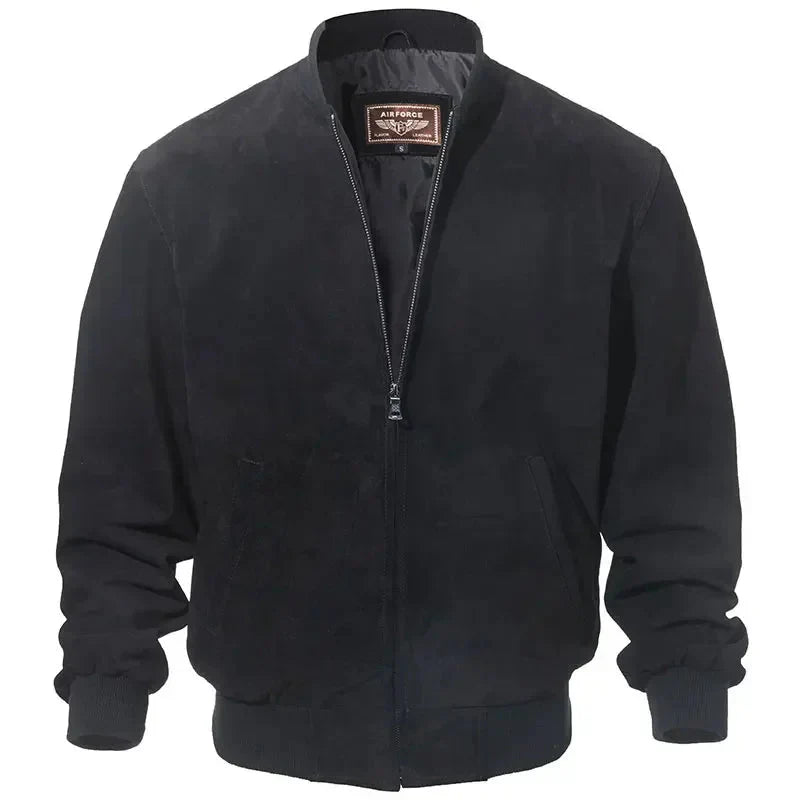 Knox Suede Bomber Jacket