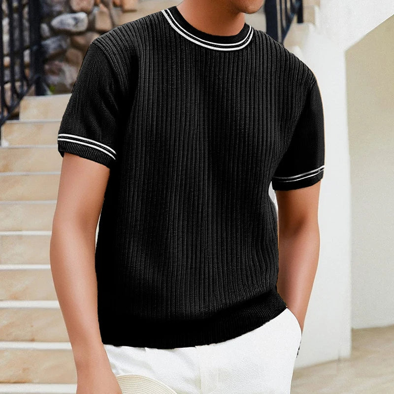 Heritage Ribbed Knit Tee