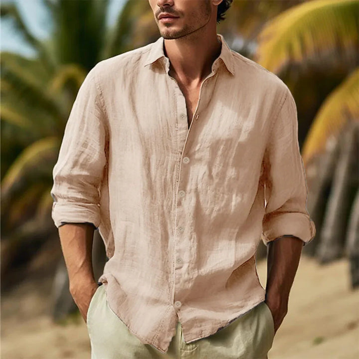 Vincent's Linen Button-Up Shirt