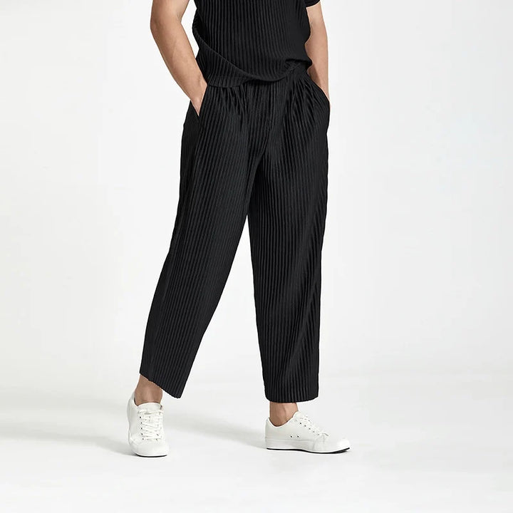 Textured Ribbed Pants