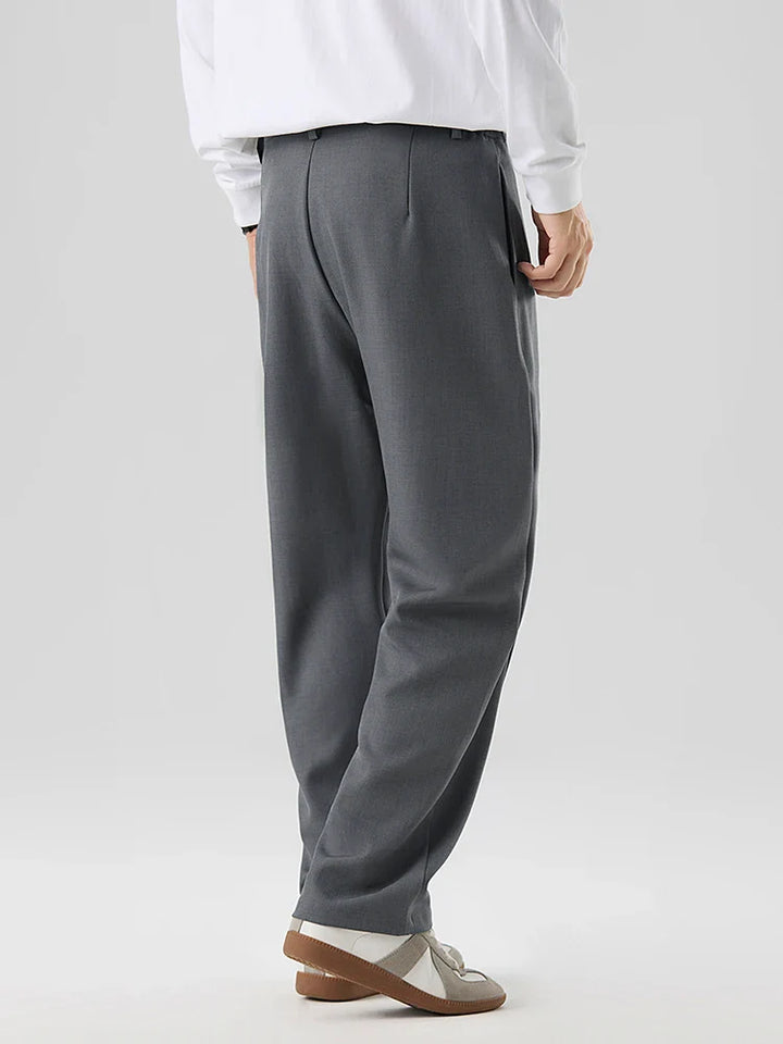 Noah Relaxed Pleated Trousers