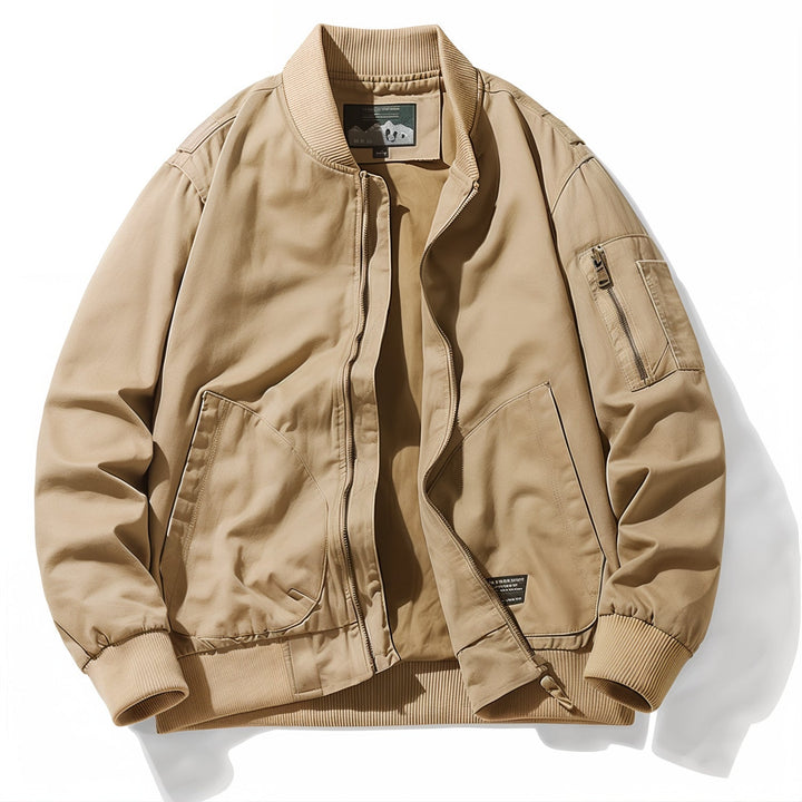 Collared Bomber Jacket