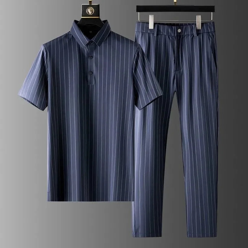 Monte Carlo Pinstripe Set