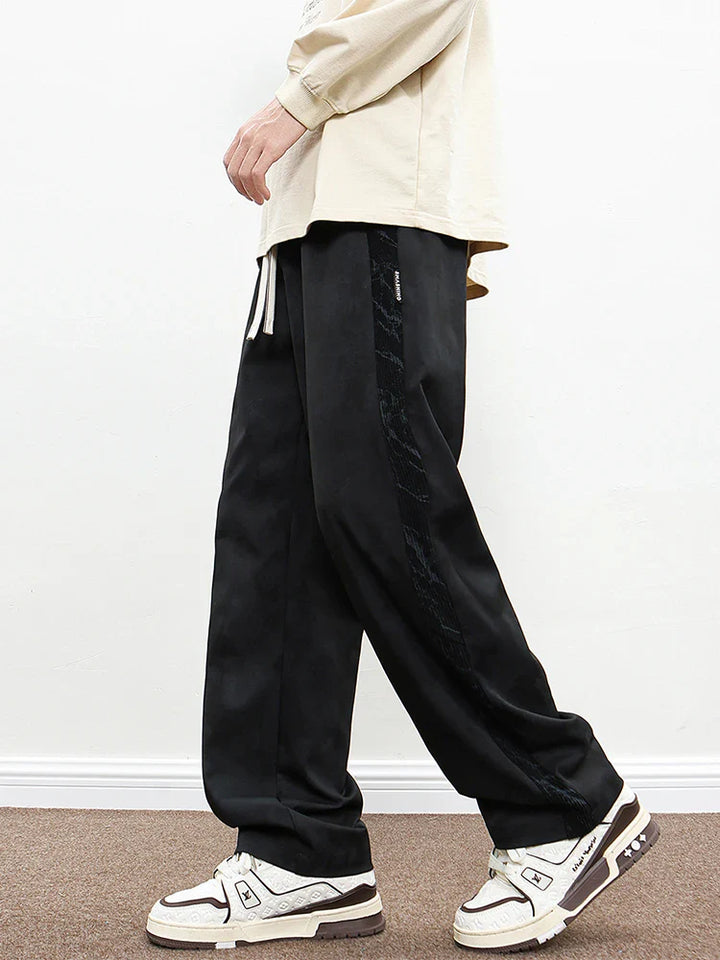 Asher Wide-Leg Corded Pants