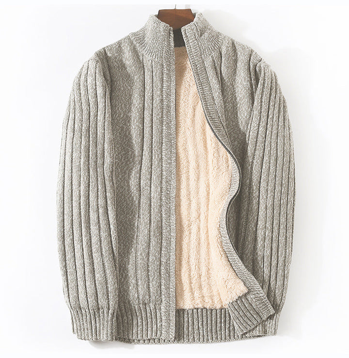 Everest Ribbed Zip Cardigan