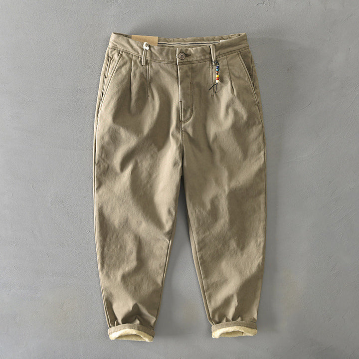 Milo Relaxed-Fit Fleece-Lined Chinos