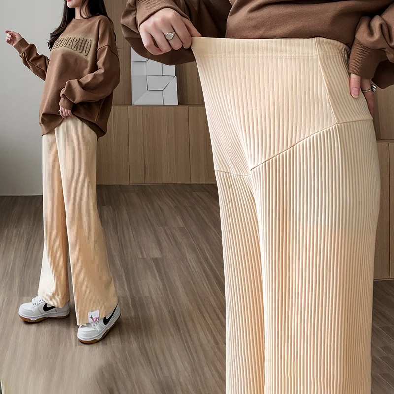 Serene Ribbed Wide-Leg Pants