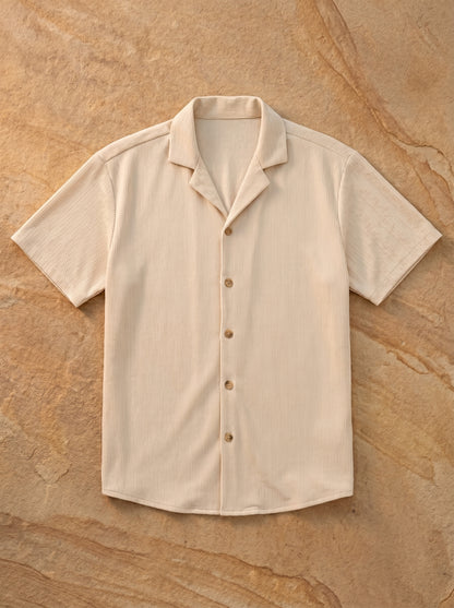 Lecce Ribbed Camp Collar Set