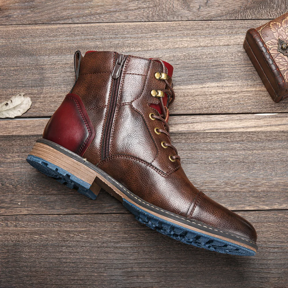 Bordeaux Heritage Leather Boots