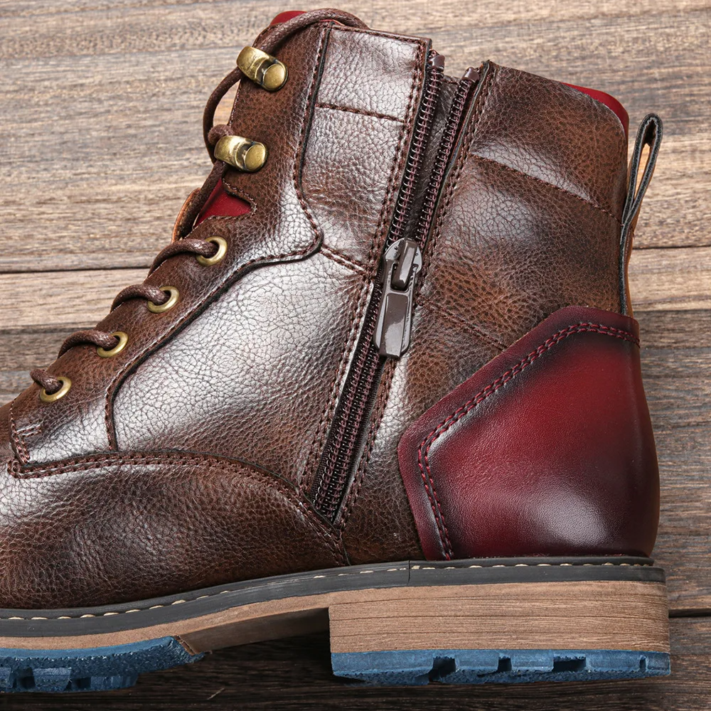 Bordeaux Heritage Leather Boots