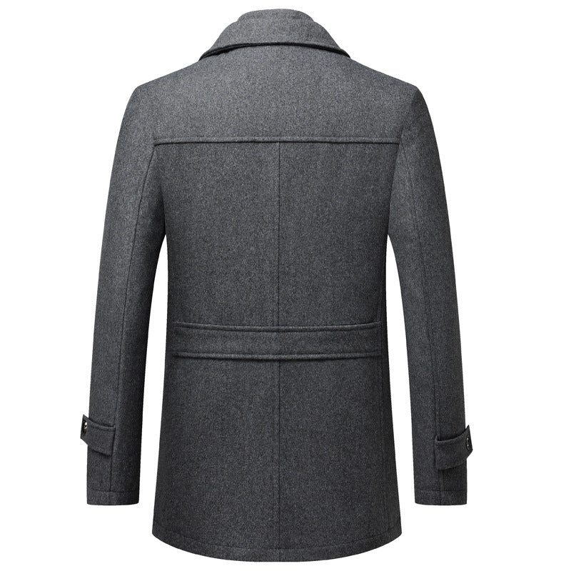 Sebastian Quilted Wool Overcoat