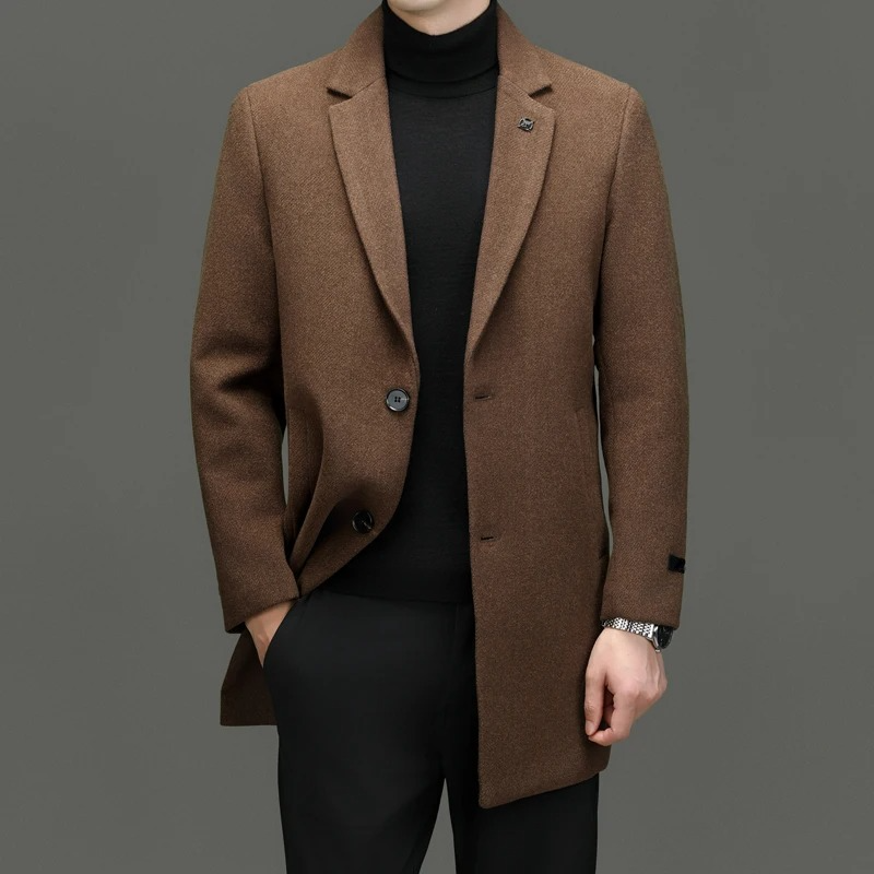 Harrington Wool Blend Overcoat