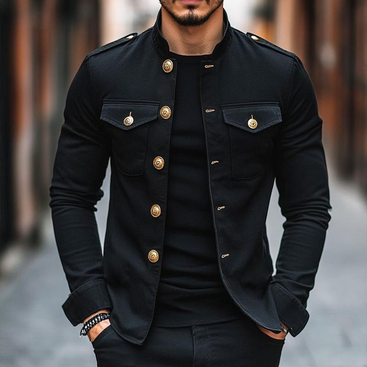 Regal Military-Inspired Jacket