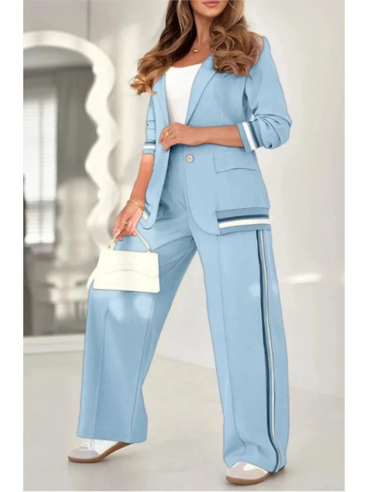 Everly Luxe Stripe Trim Set