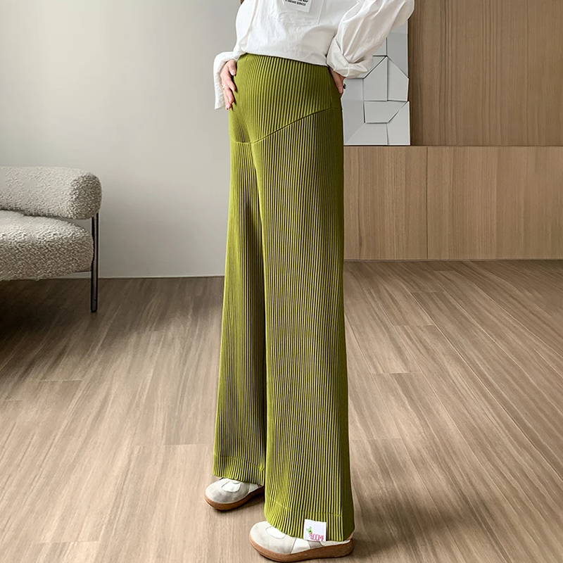 Serene Ribbed Wide-Leg Pants