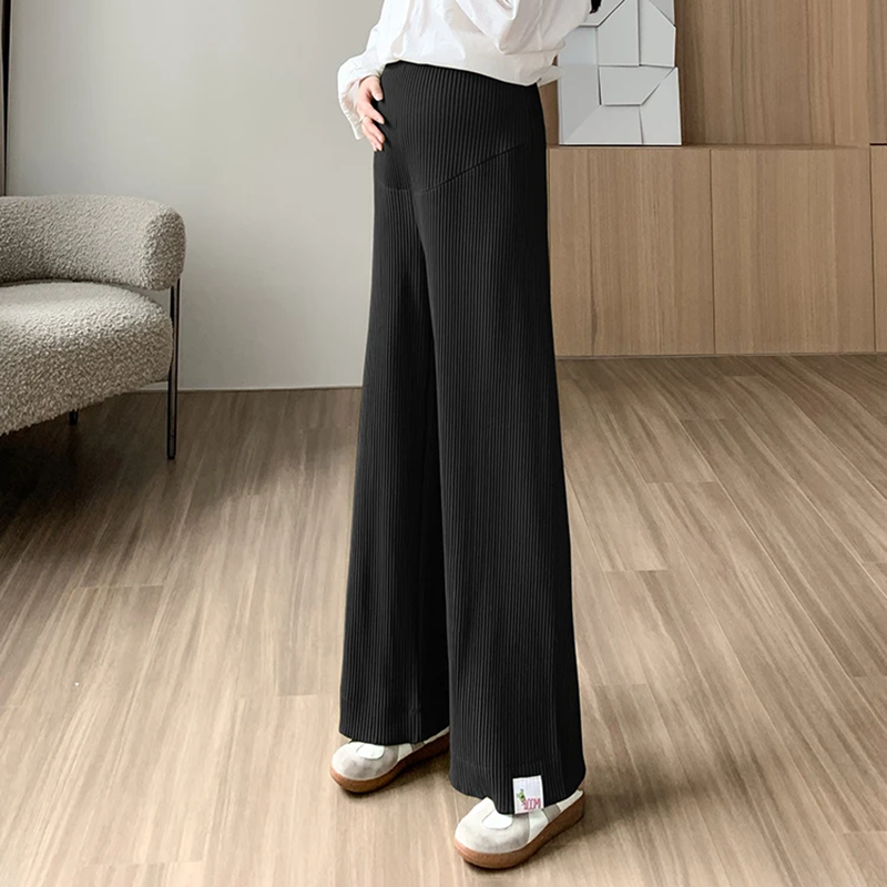 Serene Ribbed Wide-Leg Pants