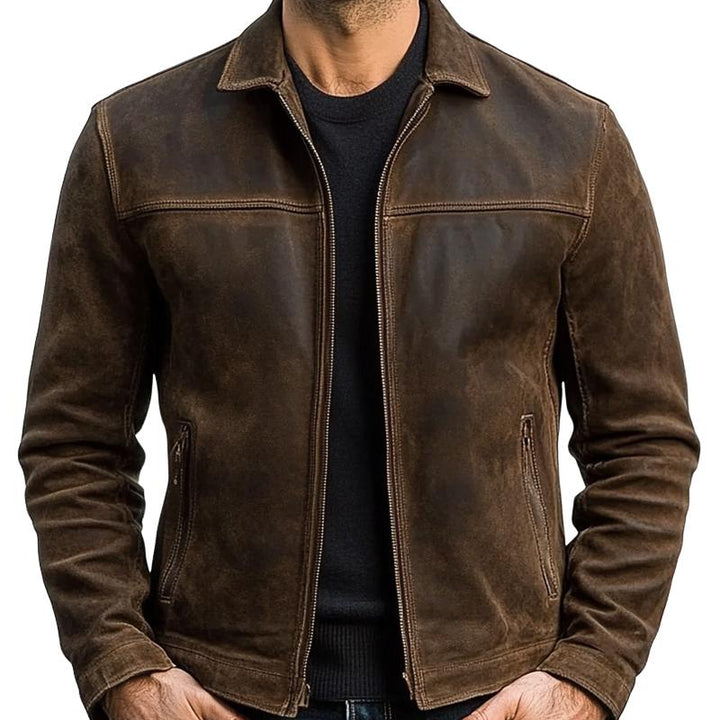 Heritage Suede Biker Jacket