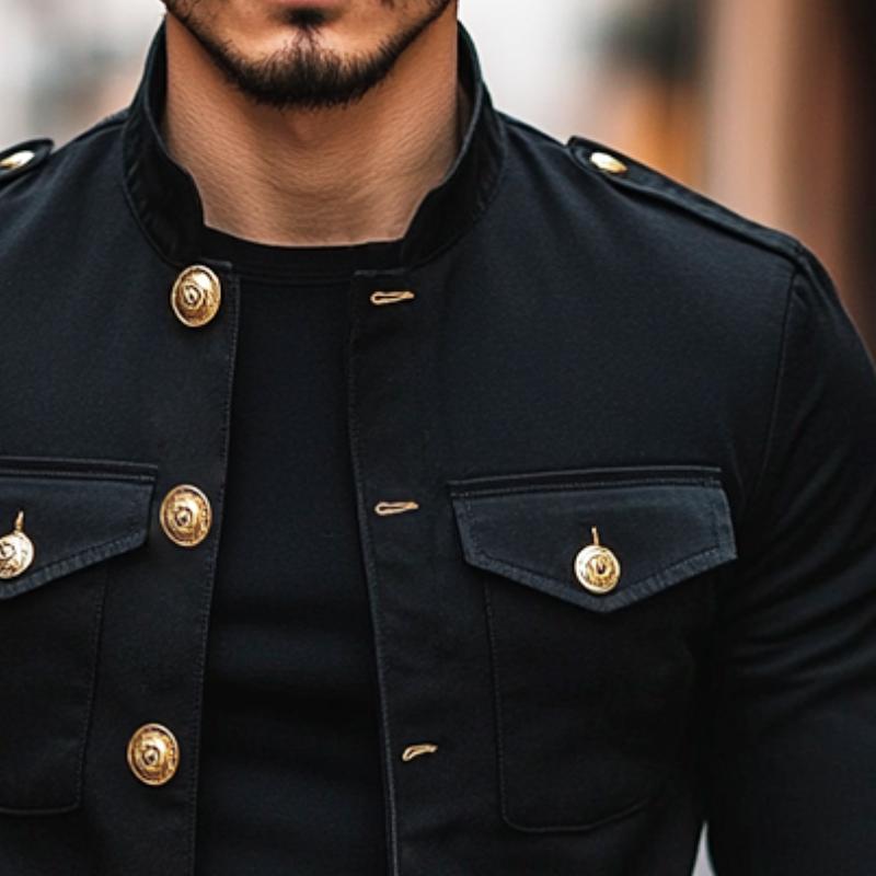 Regal Military-Inspired Jacket