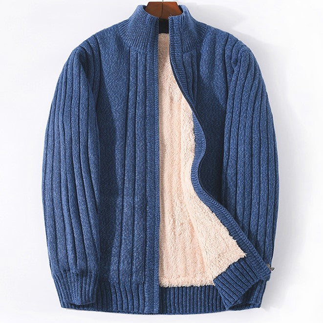 Everest Ribbed Zip Cardigan