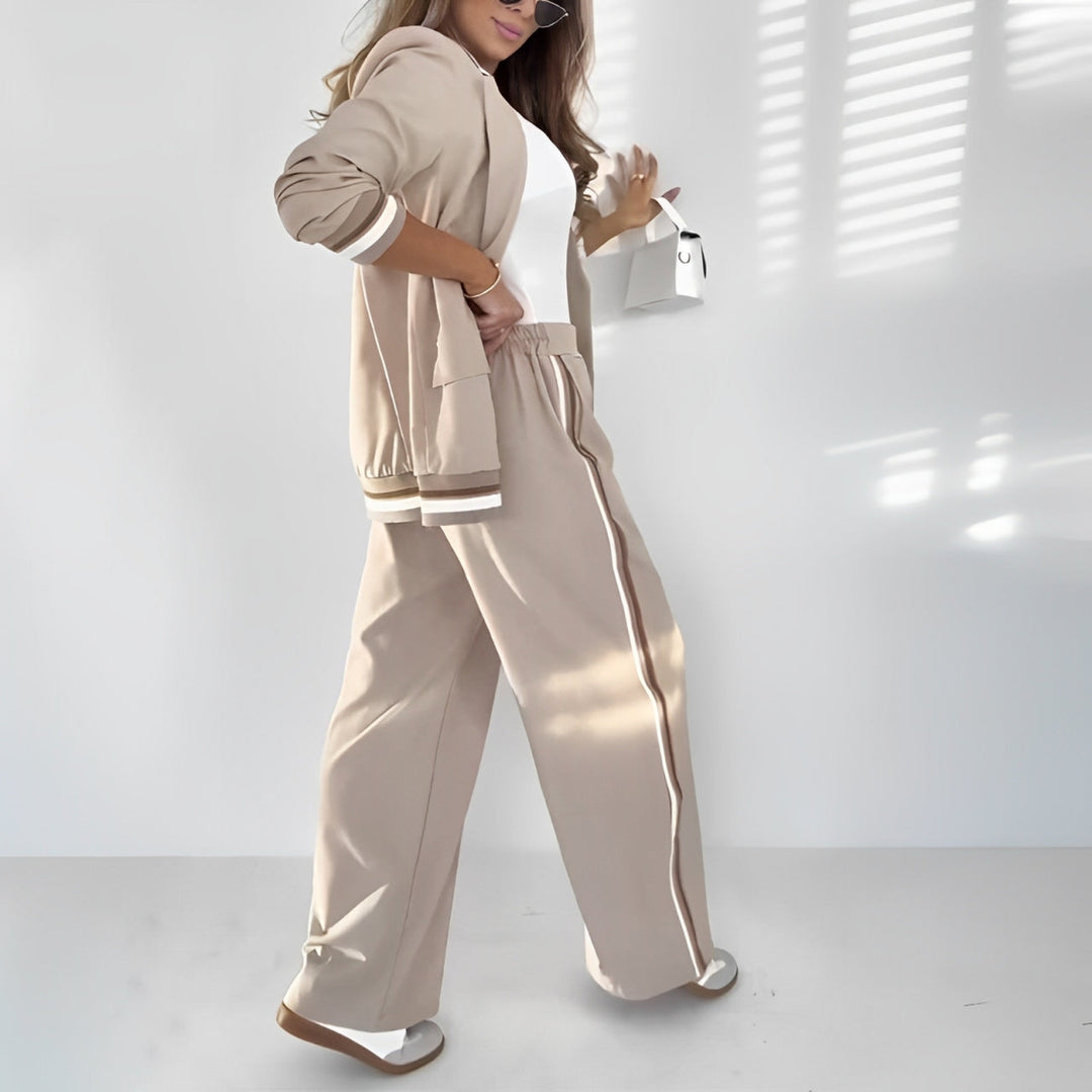Everly Luxe Stripe Trim Set