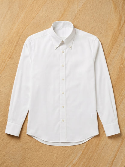 Lucca Classic Men's Dress Shirt — Bianco
