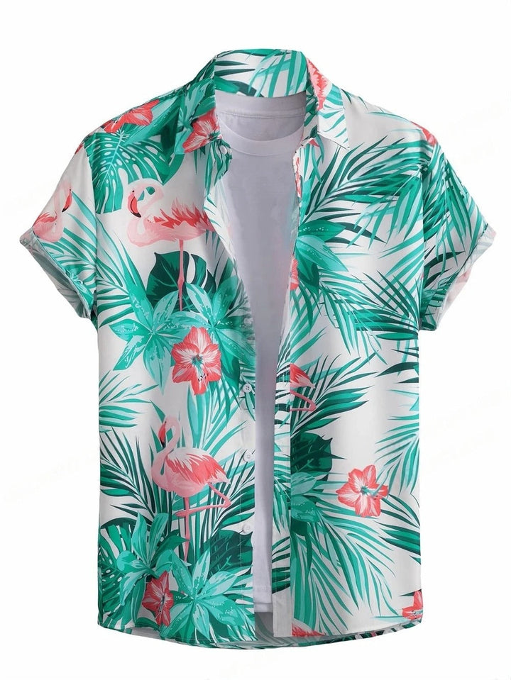 Luca Ferarro Floral Button-Up Shirt