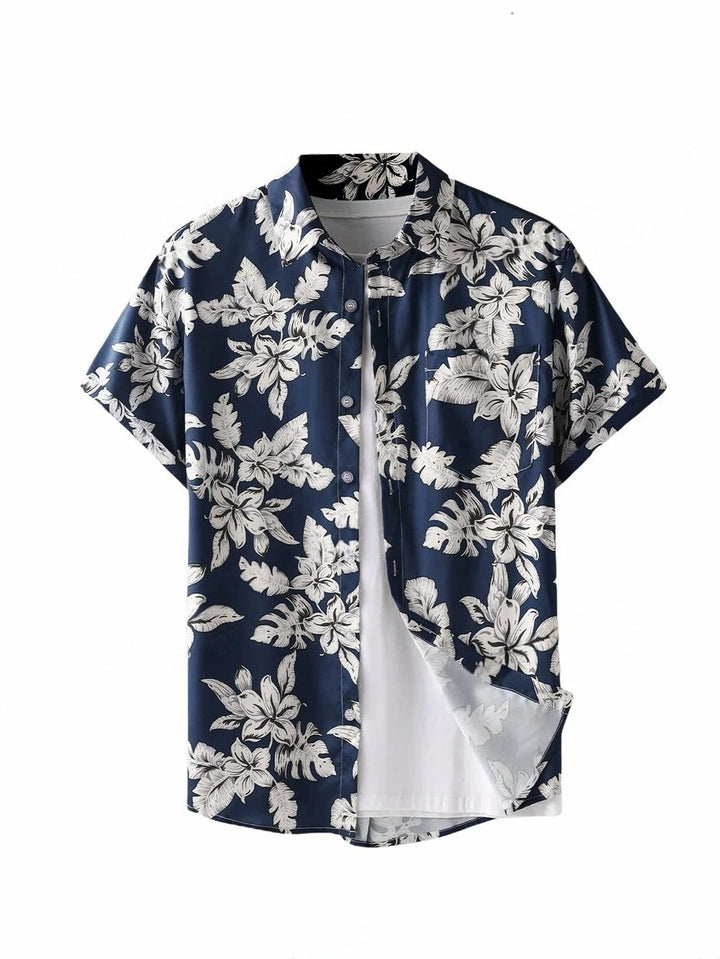 Luca Ferarro Floral Button-Up Shirt